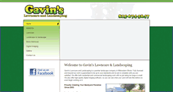 Desktop Screenshot of gavinslawncare.com